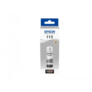 Epson EcoTank 115 Tintenflasche, Grau, 70 ml (C13T07D54A)