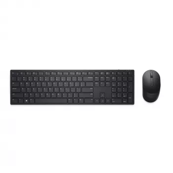 DELL Pro Tastatur und Maus - KM5221W - US International (QWERTY) - Schwarz - (RTL BOX)