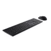 DELL Pro Tastatur und Maus - KM5221W - US International (QWERTY) - Schwarz - (RTL BOX)