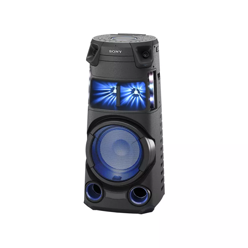 Sony MHCV43D.CEK, Heim-Audio-Mikrosystem, Schwarz, UKW, CD, CD-R, CD-RW, DVD, DVD-R, DVD-RW, 0,5 W, 349,5 mm