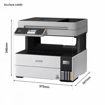 Multifunktionsdrucker Epson EcoTank L6490 — Inkjet Farbe, 4800x1200 dpi, 37 ppm, A4 Duplex, Wi‑Fi, Ethernet