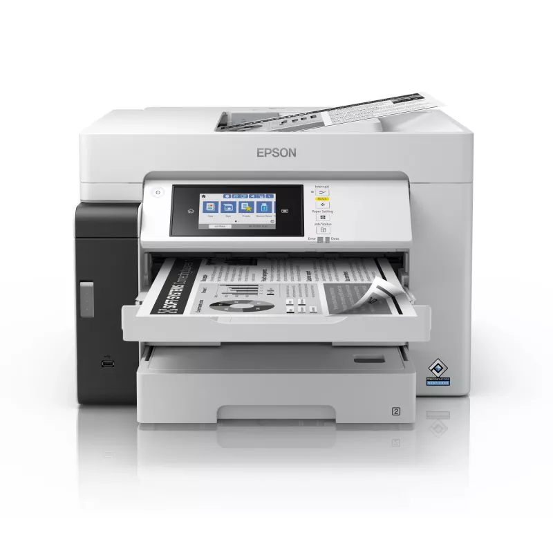 Multifunktionsgerät Epson M15180 — monochromer Tintendruck, 4800x1200 DPI, Farbscan 1200x1200, A4, Wi‑Fi, Ethernet, Duplex