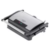 Kontaktgrill Adler AD 3052 rechteckig Stahl/Schwarz, 1200 W, Rostoberfläche, verriegelbarer Deckel