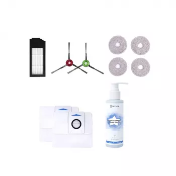 Zubehörset Ecovacs D-KT01-0027 für Staubsaugerroboter — 2 Staubbeutel + 1 Filter, mehrfarbig