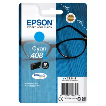 Epson 408L DURABrite Ultra Tintenpatrone 1 Stück Original Hohe (XL) Reichweite Cyan
