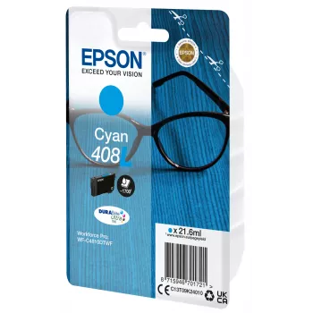 Epson 408L DURABrite Ultra Tintenpatrone 1 Stück Original Hohe (XL) Reichweite Cyan