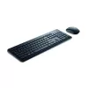 Kabelloses Tastatur-Maus-Set Dell KM3322W — Full-Size-QWERTY, RF-Funk, schwarz, Büronutzung