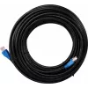 Netzwerkkabel Goobay CAT 6 U/UTP RJ-45 Cat6 15 m Schwarz