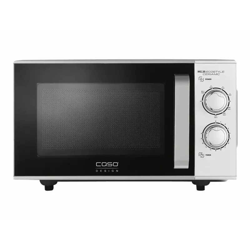 Mikrowelle Caso MG 25 Ecostyle, 25 L, 900 W, Grillfunktion, silber