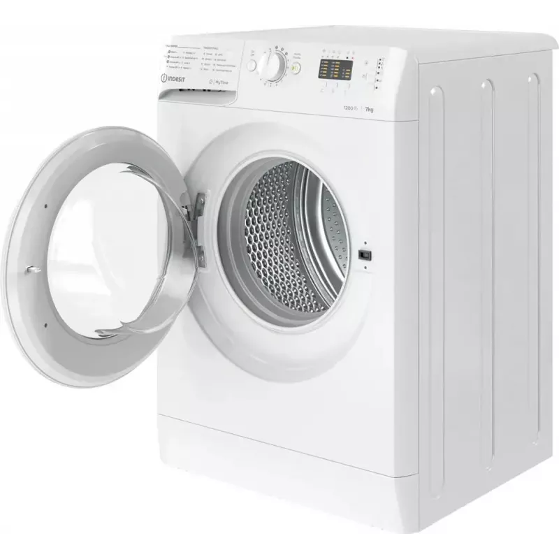 Frontlader-Waschmaschine Indesit MTWA 71252 W IT — 7 kg, 1200 U/min, Energieklasse E, weiß