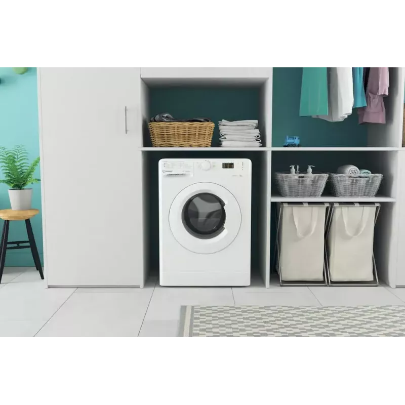 Frontlader-Waschmaschine Indesit MTWA 71252 W IT — 7 kg, 1200 U/min, Energieklasse E, weiß