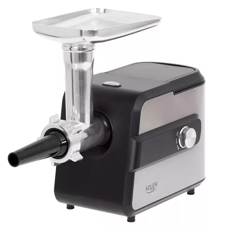 Fleischwolf Adler AD 4813 2000 W Schwarz Silber