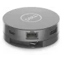 DELL 6-in-1 USB-C Multiport Adapter - DA305, Kabelgebunden, USB 3.2 Gen 2 (3.1 Gen 2) Type-C, 10,100,1000 Mbit/s, Silber, 3840 x 2160 Pixel, Dell
