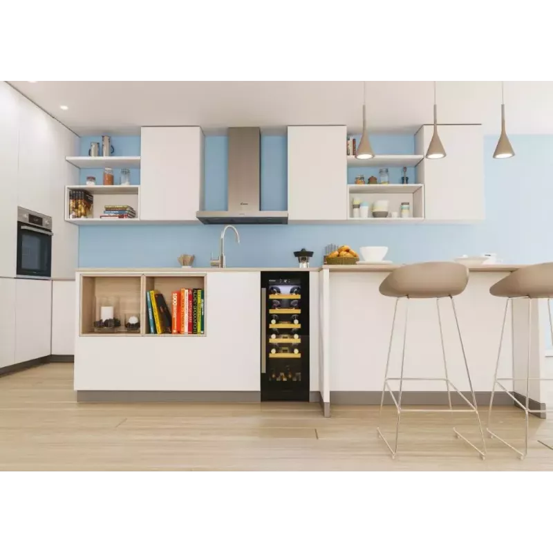 Einbau-Weinkühler Candy DiVino CCVB 30/1 Schwarz 20 Flaschen