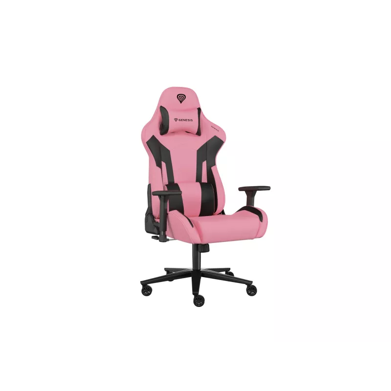 PC Gaming-Stuhl GENESIS Nitro 720 Luftgefüllter Sitz Schwarz Pink 150 kg