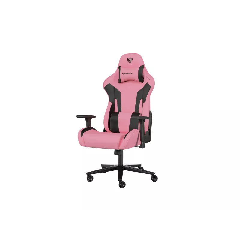 PC Gaming-Stuhl GENESIS Nitro 720 Luftgefüllter Sitz Schwarz Pink 150 kg