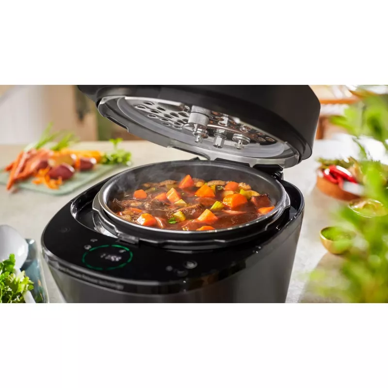 Philips All-in-One Cooker HD2151/40 Multikocher, 5 l, 1000 W, Schwarz