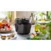 Philips All-in-One Cooker HD2151/40 Multikocher, 5 l, 1000 W, Schwarz