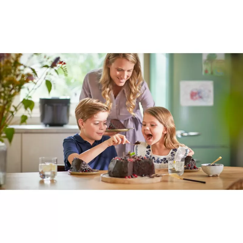 Philips All-in-One Cooker HD2151/40 Multikocher, 5 l, 1000 W, Schwarz