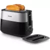Philips Daily Collection HD2517/90 Toaster 8 2 Scheiben 900 W Schwarz, Silber