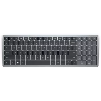 Dell Pro Plus Compact KB740 – Full-Size (100%), RF Wireless + Bluetooth, Russisch QWERTY, Schwarz/Grau
