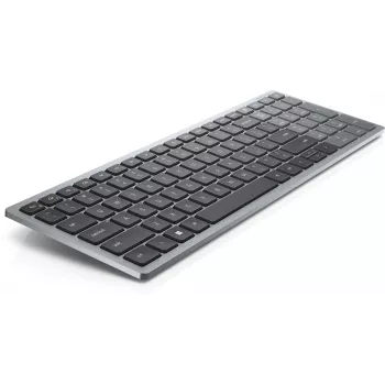 Dell Pro Plus Compact KB740 – Full-Size (100%), RF Wireless + Bluetooth, Russisch QWERTY, Schwarz/Grau