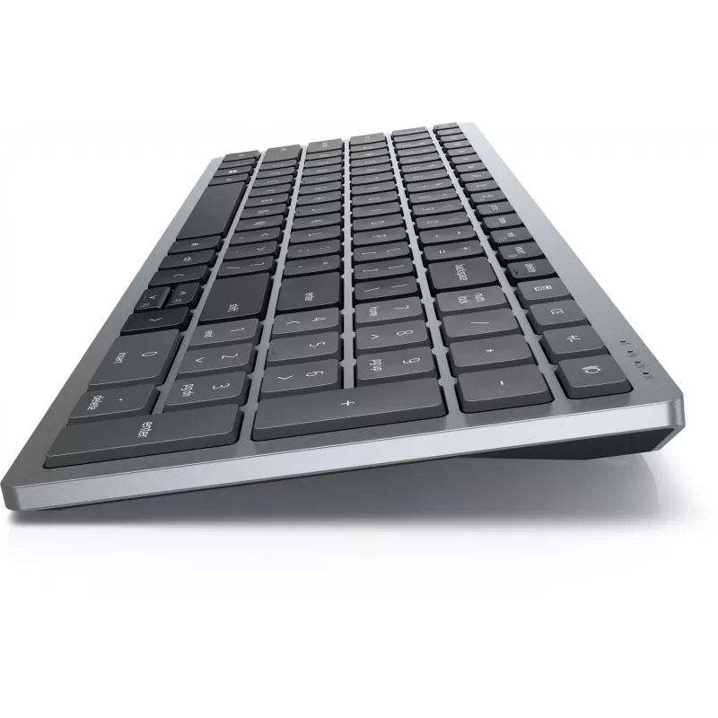Dell Pro Plus Compact KB740 – Full-Size (100%), RF Wireless + Bluetooth, Russisch QWERTY, Schwarz/Grau