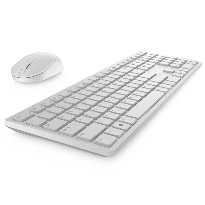 DELL Pro Tastatur und Maus - KM5221W - US International (QWERTY) - Weiß