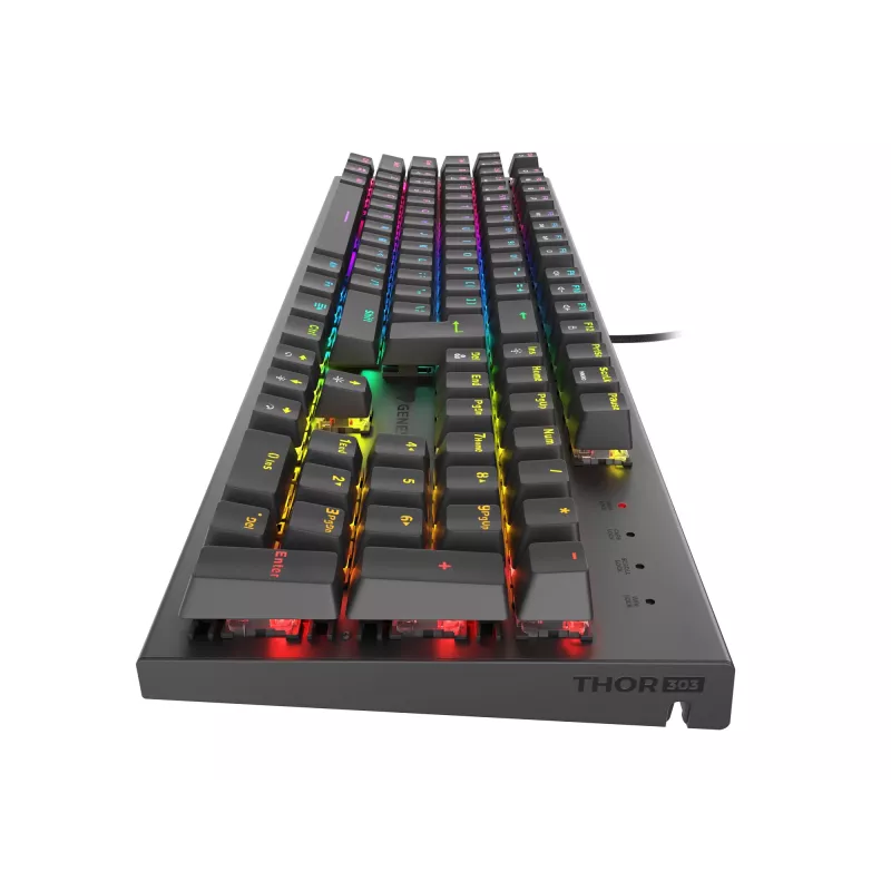 GENESIS Thor 303 Tastatur Gaming USB QWERTY US International Schwarz