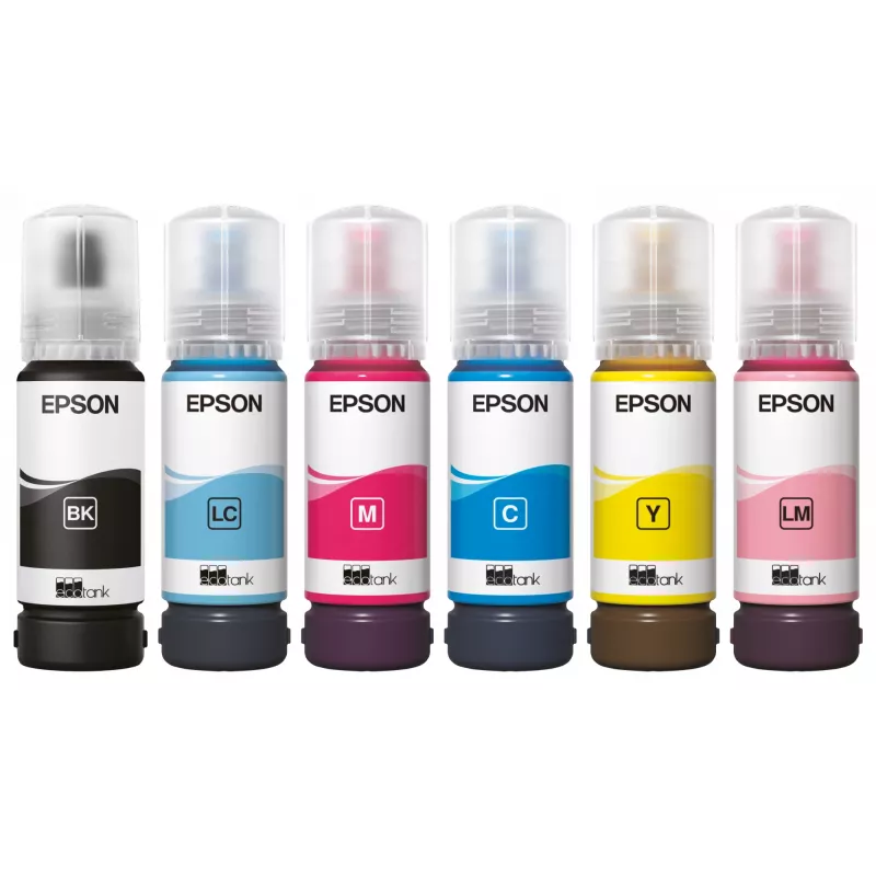 Epson EcoTank 107 Tintenflasche, Cyan, 70 ml (C13T09B240)