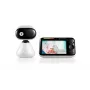 Motorola PIP1500 Video-Babyphone, 5-Zoll-Farbdisplay, 480 x 272, FHSS, 300 m Reichweite, Gegensprechfunktion, Infrarot-Nachtsicht, Raumtemperaturüberwachung, Weiß/Schwarz