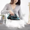 Tefal Puregliss FV8066 Dampfbügeleisen Durilium AirGlide Autoclean-Bügelsohle 3000 W Schwarz, Blau