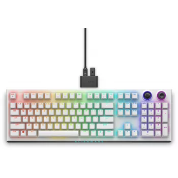 Alienware Tri-Mode AW920K Tastatur Gaming USB + RF Wireless + Bluetooth Weiß