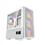 DeepCool CH560 Digital WH Mid-Tower PC-Gehäuse, E-ATX/ATX, gehärtetes Glas, 3x 140-mm-ARGB-Lüfter, digitales Statusdisplay, USB-C, Weiß