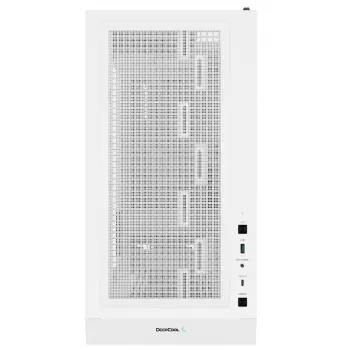 PC-Gehäuse DeepCool CH560 DIGITAL WH Midi-Tower — Weiß, EATX/ATX, gehärtetes Glas, RGB-Lüfter, USB-C
