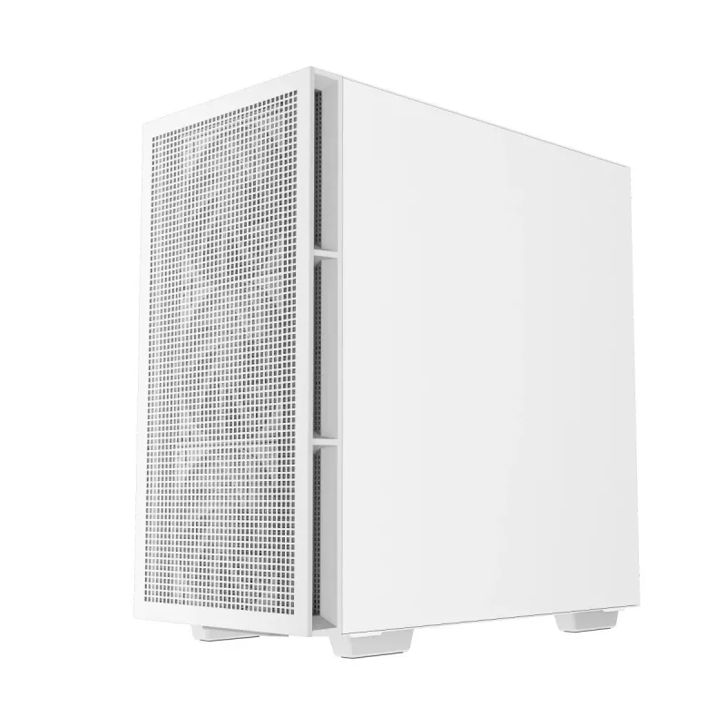 DeepCool CH560 Digital WH Mid-Tower PC-Gehäuse, E-ATX/ATX, gehärtetes Glas, 3x 140-mm-ARGB-Lüfter, digitales Statusdisplay, USB-C, Weiß