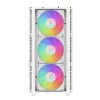 DeepCool CH560 Digital WH Mid-Tower PC-Gehäuse, E-ATX/ATX, gehärtetes Glas, 3x 140-mm-ARGB-Lüfter, digitales Statusdisplay, USB-C, Weiß