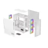 DeepCool CH560 Digital WH Mid-Tower PC-Gehäuse, E-ATX/ATX, gehärtetes Glas, 3x 140-mm-ARGB-Lüfter, digitales Statusdisplay, USB-C, Weiß