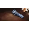 Panasonic ES-RW33 Elektro-Folienrasierer, Nass/Trocken, schnurlos, ausklappbarer Trimmer, 30 Min. Laufzeit, Schwarz/Silber