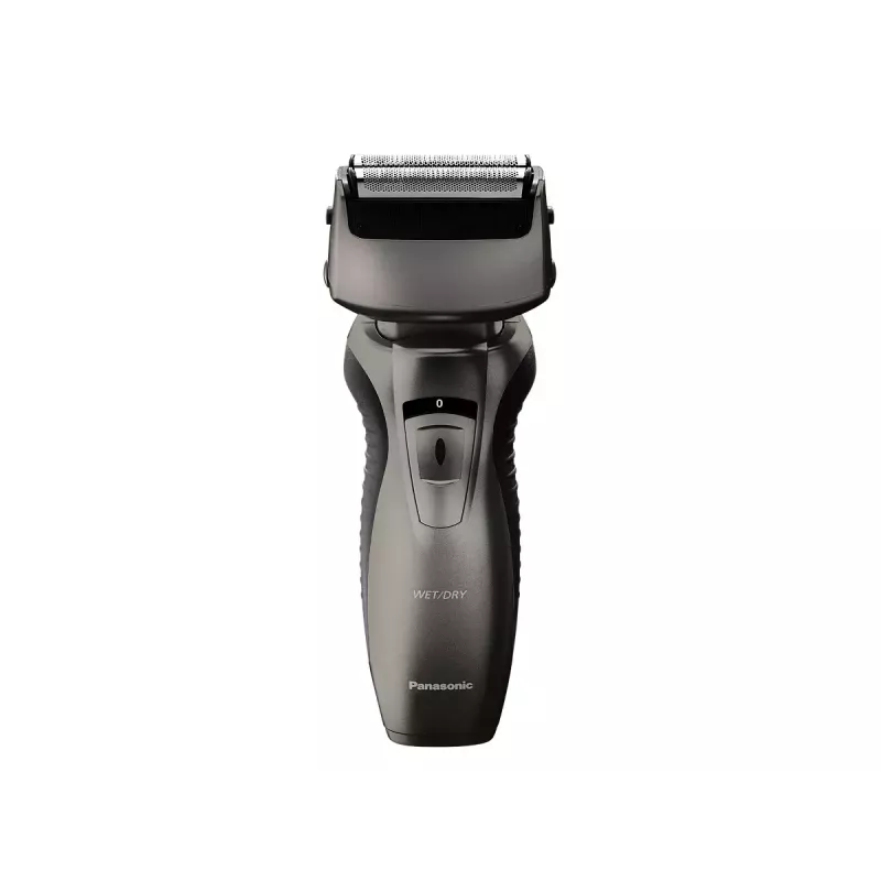 Panasonic ES-RW33 Elektro-Folienrasierer, Nass/Trocken, schnurlos, ausklappbarer Trimmer, 30 Min. Laufzeit, Schwarz/Silber
