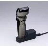 Panasonic ES-RW33 Elektro-Folienrasierer, Nass/Trocken, schnurlos, ausklappbarer Trimmer, 30 Min. Laufzeit, Schwarz/Silber