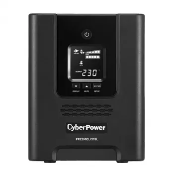 CyberPower PR2200ELCDSL USV (Unterbrechungsfreie Stromversorgung) Line-Interactive 2,2 kVA 1980 W 9 AC-Steckdosen