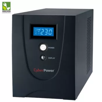 Unterbrechungsfreie Stromversorgung CYBERPOWER VALUE2200EILCD, 2,2 kVA (1320 W), 6 AC-Ausgänge, AVR, LCD, Tower, 230 V