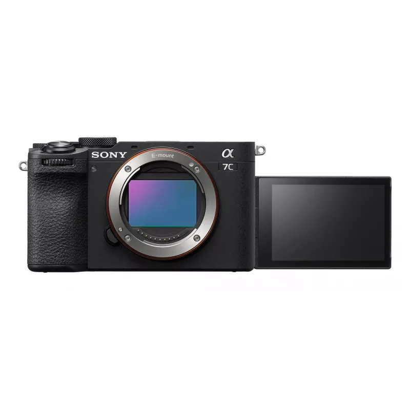 Sony Alpha 7C II ILCE7CM2B kompakte Vollformatkamera (Gehäuse), 33 MP CMOS, 3-Zoll-(7,62-cm)-TFT-Display, Schwarz