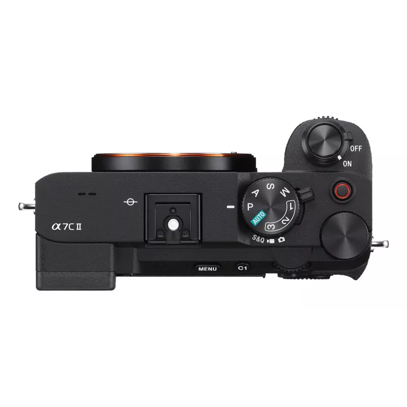 Sony Alpha 7C II ILCE7CM2B kompakte Vollformatkamera (Gehäuse), 33 MP CMOS, 3-Zoll-(7,62-cm)-TFT-Display, Schwarz