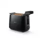 Philips Daily Collection HD2583/90 Toaster, 2 Schlitze, 8 Stufen, 600 W, Schwarz