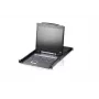 ATEN CL1308N-ATA-AU Rack-Konsole 48,3 cm (19 Zoll) Schwarz 1U