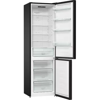 Gorenje NRK6202EBXL4 Kühl-Gefrierkombination Freistehend 331 L Schwarz