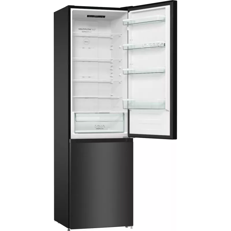 Gorenje NRK6202EBXL4 Kühl-Gefrierkombination Freistehend 331 L Schwarz