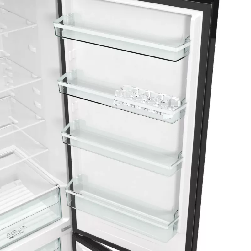 Gorenje NRK6202EBXL4 Kühl-Gefrierkombination Freistehend 331 L Schwarz